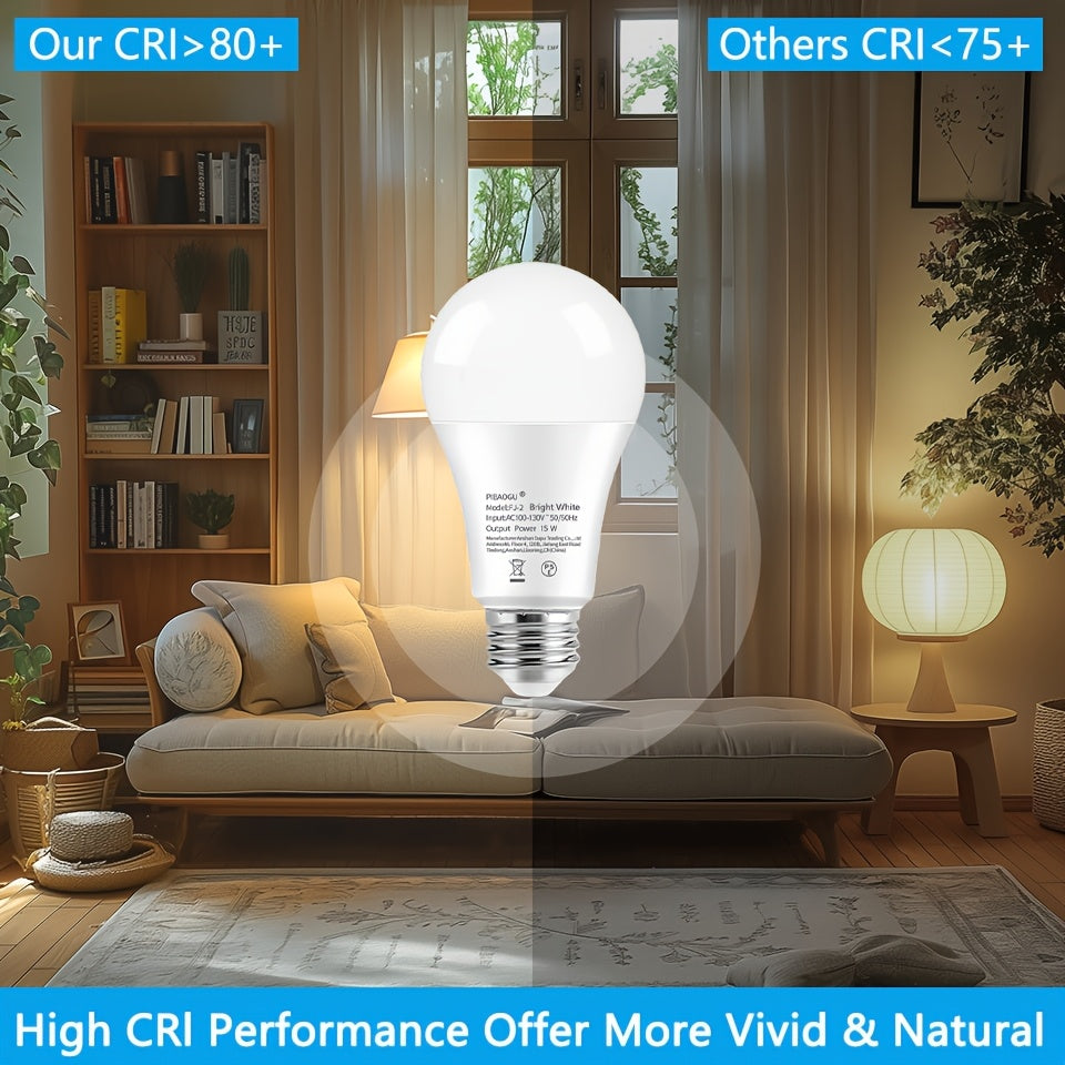 24pcs LED Light Bulb 12W 120W Equivalent E26 Medium Base 1032LM 80 CRI 110V Indoor Lighting for Home Office Living Room Bedroom Hallway Study Kitchen Garage Basement Entryway Laundry Room Closet Corridor