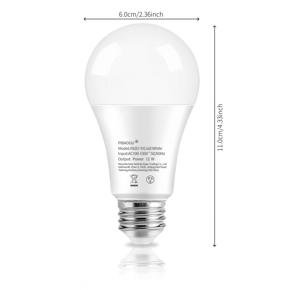 24pcs LED Light Bulb 12W 120W Equivalent E26 Medium Base 1032LM 80 CRI 110V Indoor Lighting for Home Office Living Room Bedroom Hallway Study Kitchen Garage Basement Entryway Laundry Room Closet Corridor