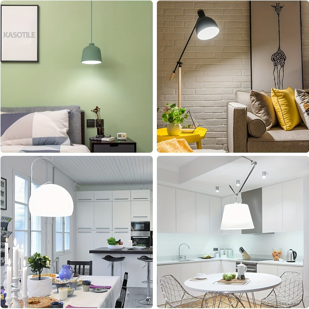 A21 LED Bulb 25W (120W Super Bright) Energy Saving 80% E26 Screw Base 110-130V 6000K White Light, Non-Dimmable, for Home And Commercial Use, Instant On, Flicker-Free (10 Pack)