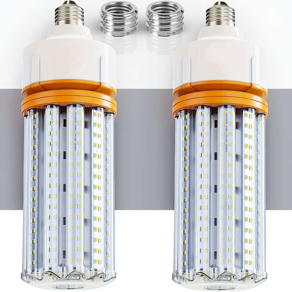 2 Pack E26\u002FE39 Medium Mogul Base 100W Large Area Lights, Led Corn Light Bulbs 5000K DaylightSuitable For Shopping Malls, Restaurants, Hotels, Libraries