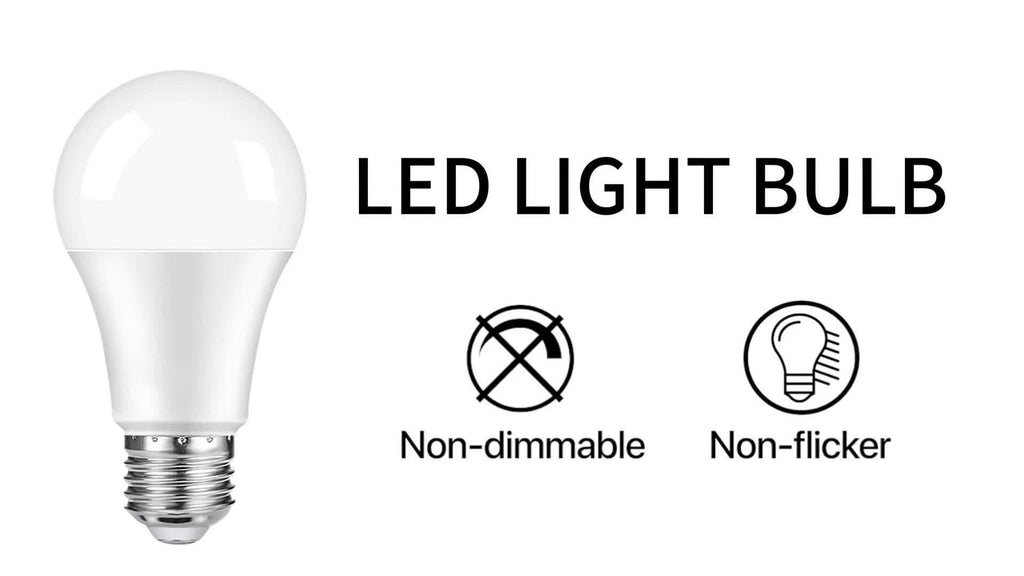 24pcs LED Light Bulb 12W 120W Equivalent E26 Medium Base 1032LM 80 CRI 110V Indoor Lighting for Home Office Living Room Bedroom Hallway Study Kitchen Garage Basement Entryway Laundry Room Closet Corridor