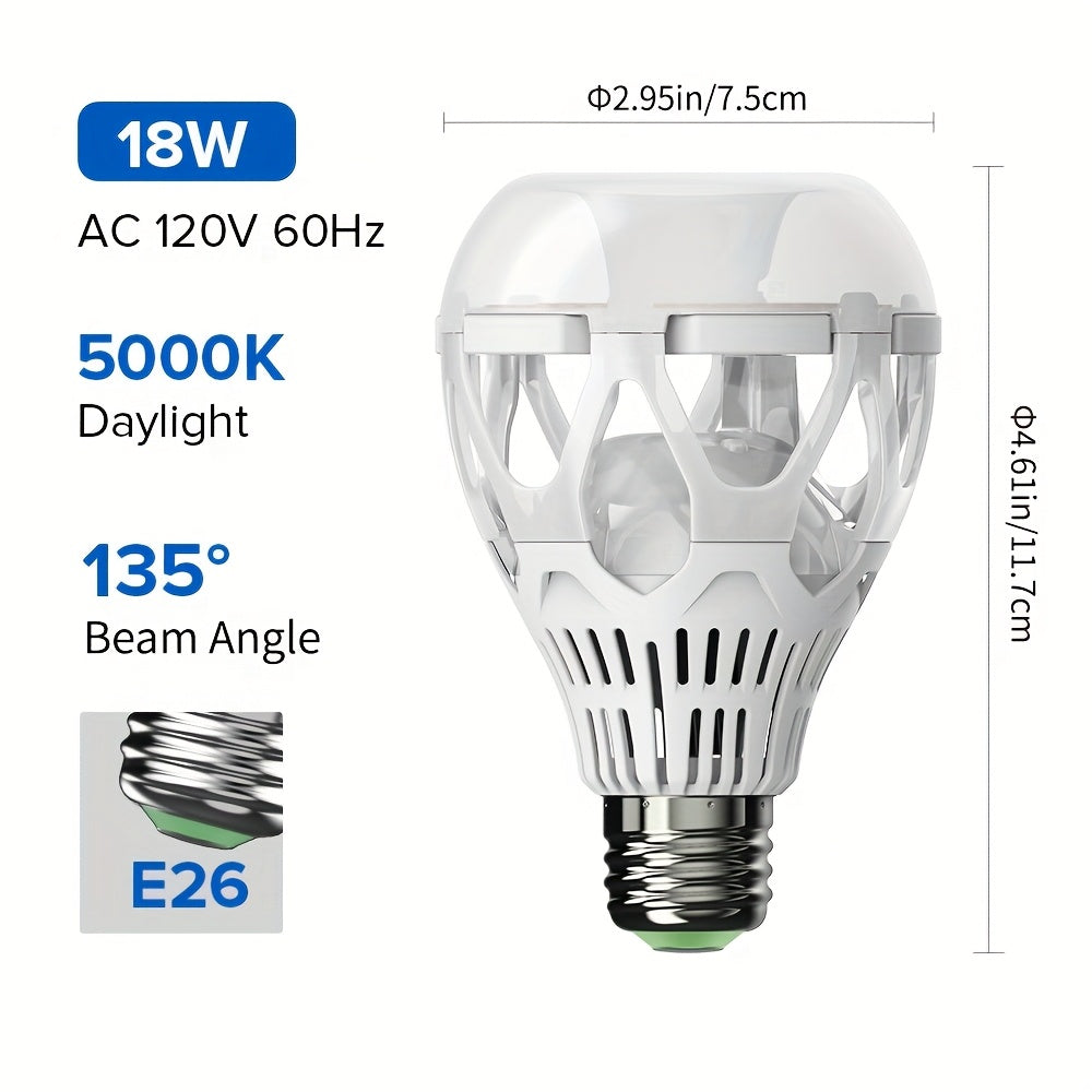 SANSI 18W (150 Watt Equivalent) LED Light Bulbs, A21 LED Bulbs, Bright 2500 Lumens Light Bulbs, E26 Base, Non-Dimmable, 4pcs